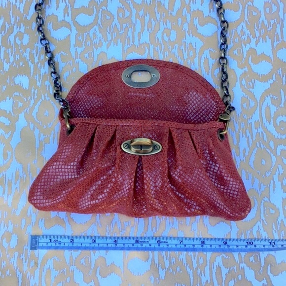 Carla Mancini clutch bag copper red metallic - Picture 13 of 14